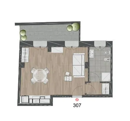 Lumiere Des Cimes - Poluc Monolocale Appartement